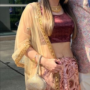 Beautiful lengha  choli with dupatta.